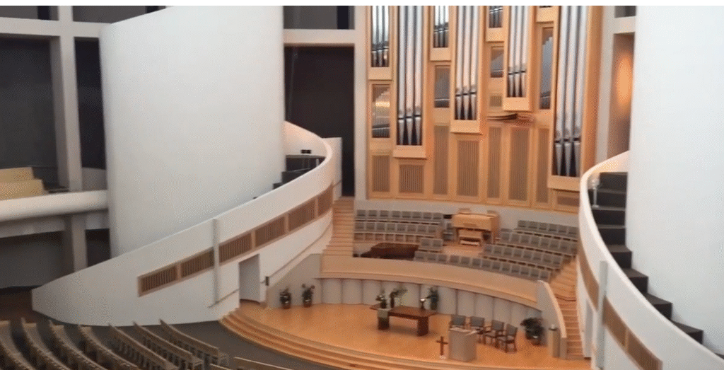 Community Of Christ Temple has one of the most Unique and splendid Architecture