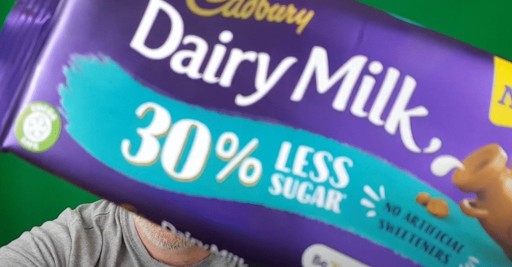 30 Less Sugar Cadbury 30 Less Sugar Cadbury