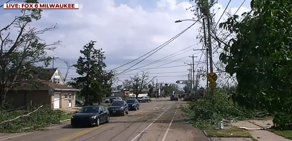 Appleton Tornado Leaves Roofs Caved In, 75,000 Without Power Across Wisconsin