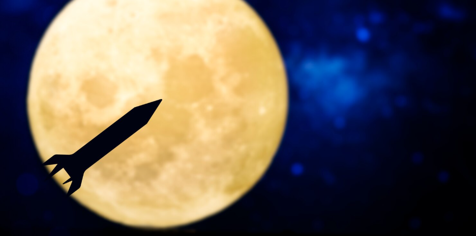 SpaceX Rocket Crashes on the Moon