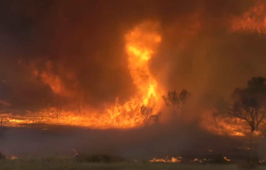 Bug Fire Explodes North of Reno